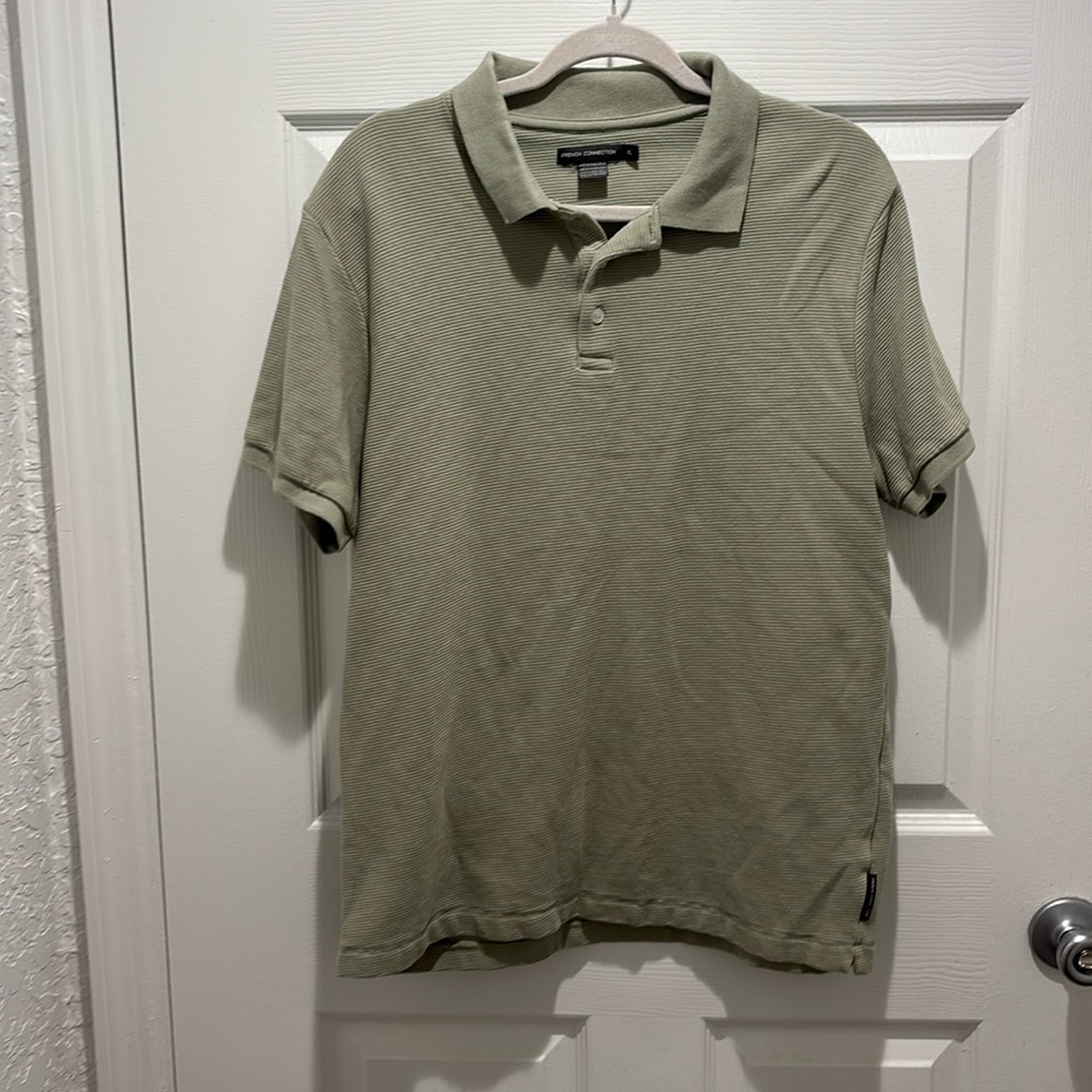 French Connection Men’s Sage Green shirt Sz XL